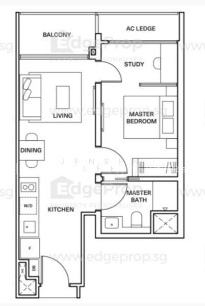 Clavon, S$ 1,150,000 (可协商价格), 527 sqft, 公寓 - Condominium