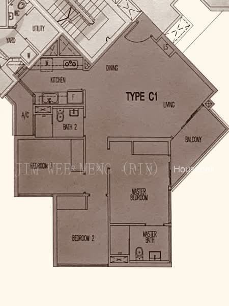 Eight Courtyards, S$ 1,379,000 (可协商价格), 958 sqft, 公寓 - Condominium