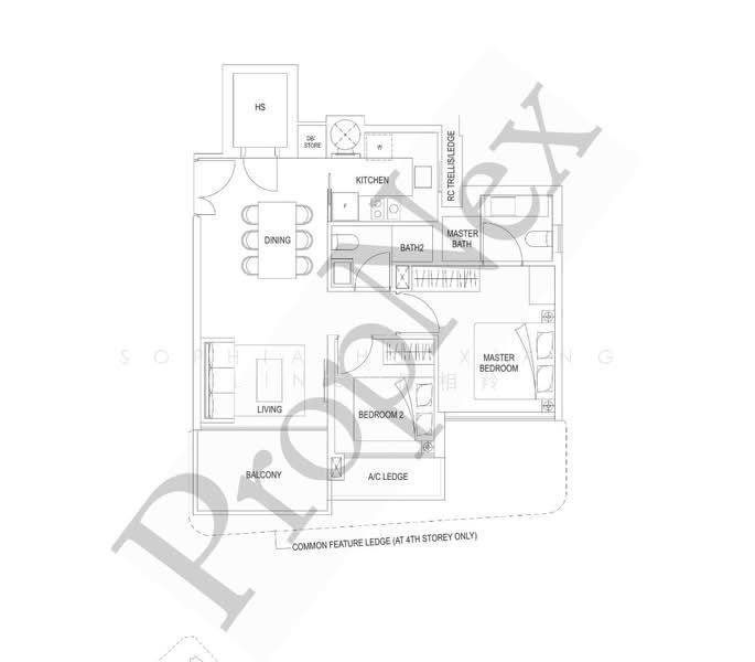 Stars of Kovan, S$ 1,499,999, 732 sqft, 公寓 - Condominium