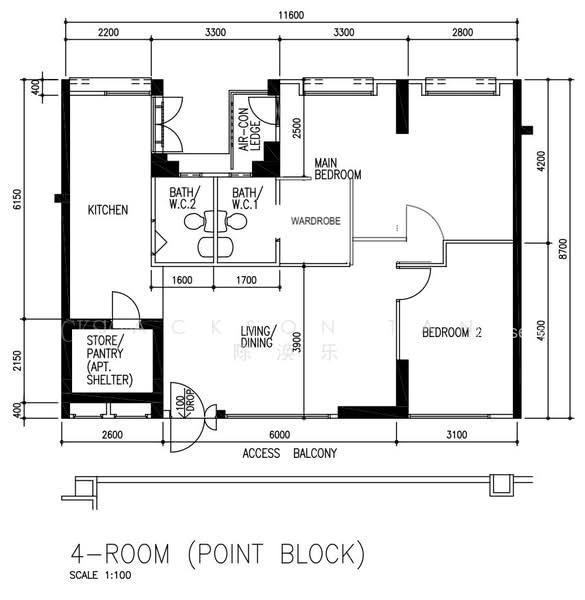 131B Kim Tian Road, S$ 950,000, 980 sqft, 组屋 - 4 A