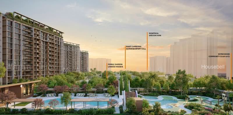 Canberra Crescent Residences, S$ 1,966,300, 990 sqft, 公寓 - Condominium