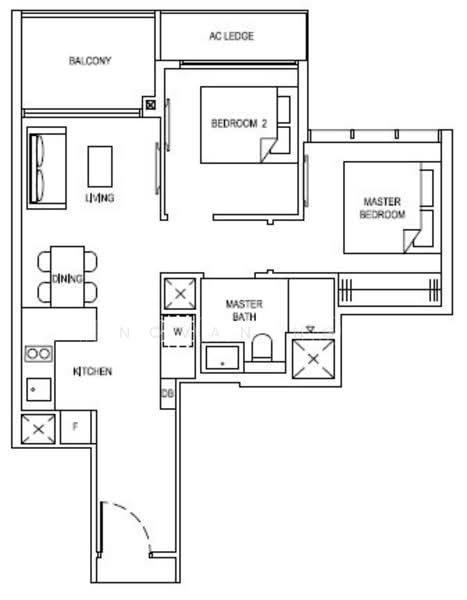 The Florence Residences, S$ 1,250,000 (可协商价格), 635 sqft, 公寓 - Condominium