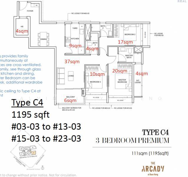 The Arcady At Boon Keng, S$ 3,205,000, 1,195 sqft, Condos - Condominium