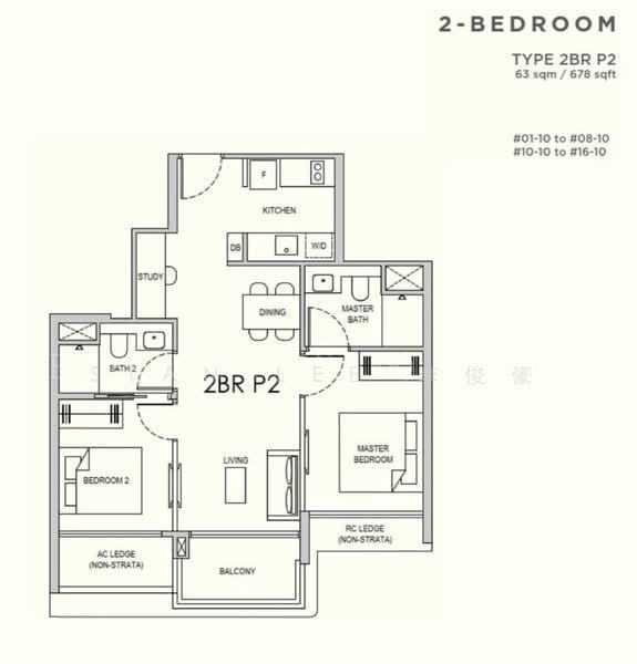 Lentor Gardens Residences, S$ 1,584,000, 678 sqft, Condos - Condominium