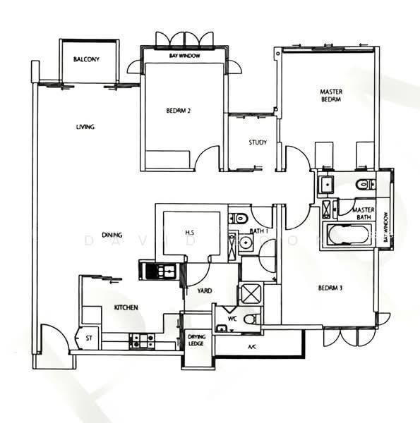 Grandeur 8, S$ 2,180,000 (可协商价格), 1,227 sqft, 公寓 - Condominium