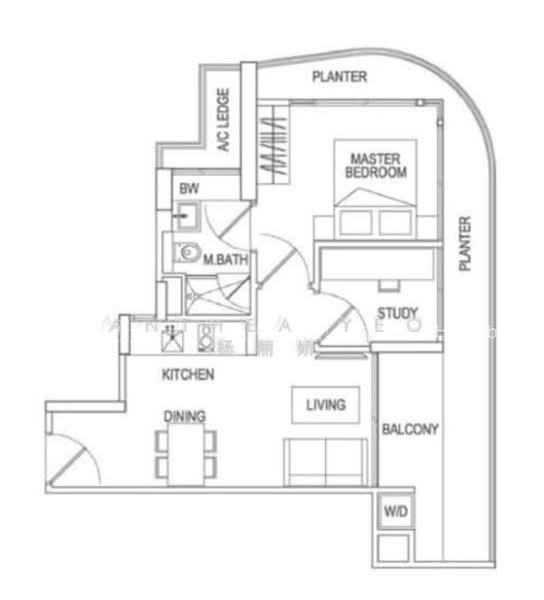 Espada, S$ 1,500,000, 646 sqft, Condos - Condominium