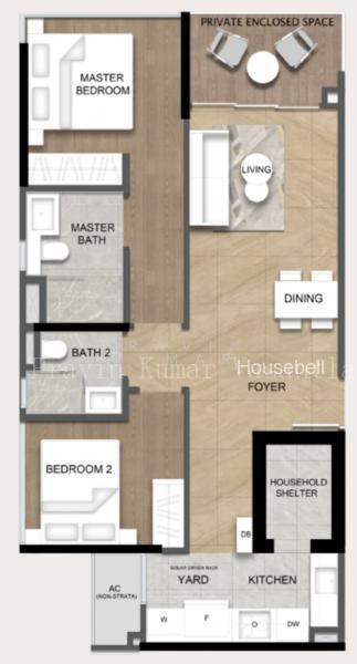 Verde Joo Chiat, S$ 2,099,007 (可协商价格), 807 sqft, 公寓 - Apartment