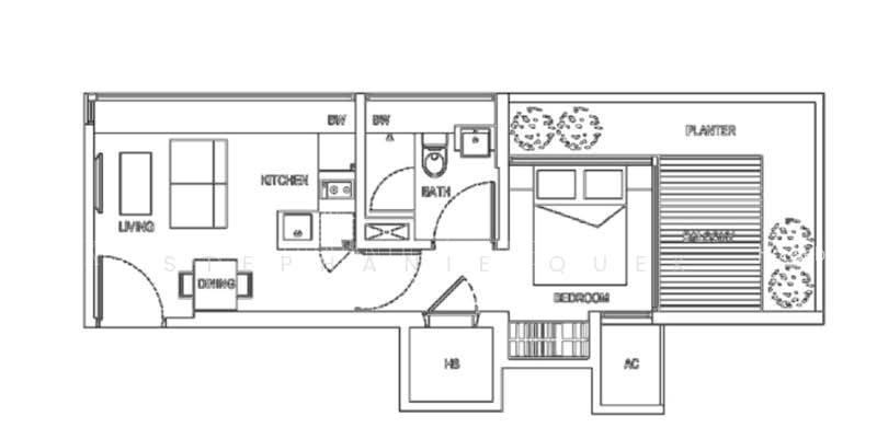 Devonshire Residences, S$ 1,200,000, 506 sqft, 公寓 - Condominium