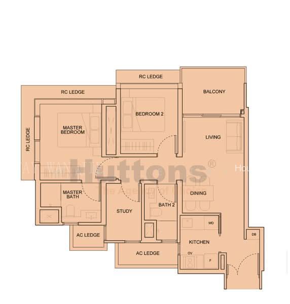 Hillhaven, S$ 1,888,000 (可协商价格), 797 sqft, 公寓 - Condominium