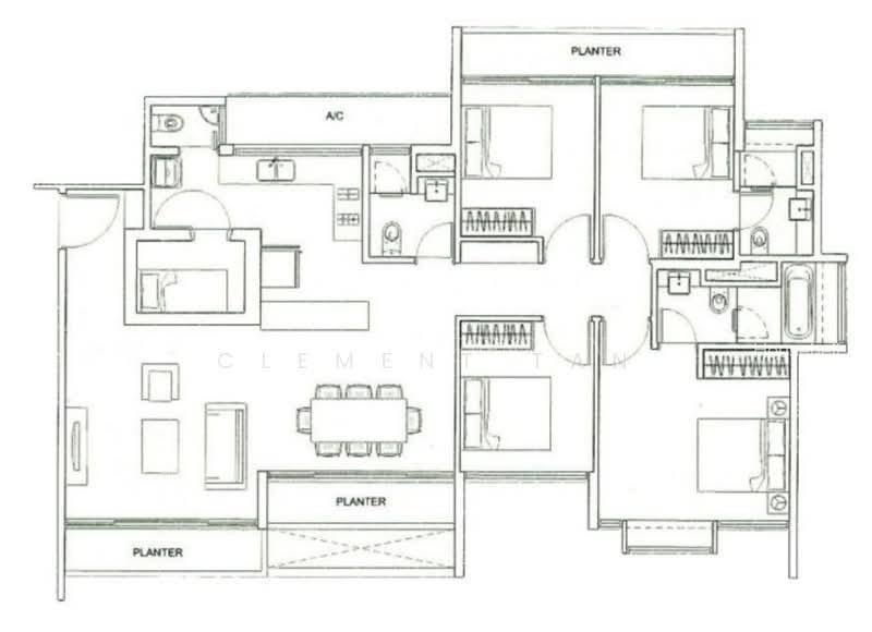 Botannia, S$ 2,950,000, 1,561 sqft, Condos - Condominium