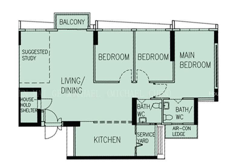 627B Tampines Street 61, S$ 980,000, 1,248 sqft, 组屋 - 5 I