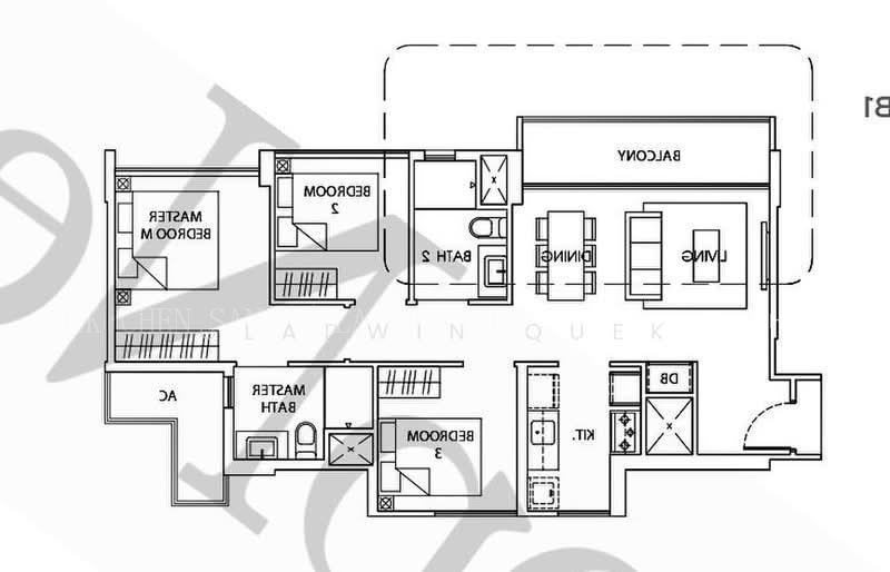 The Vales, S$ 1,468,000 (可协商价格), 904 sqft, 公寓 - Condominium
