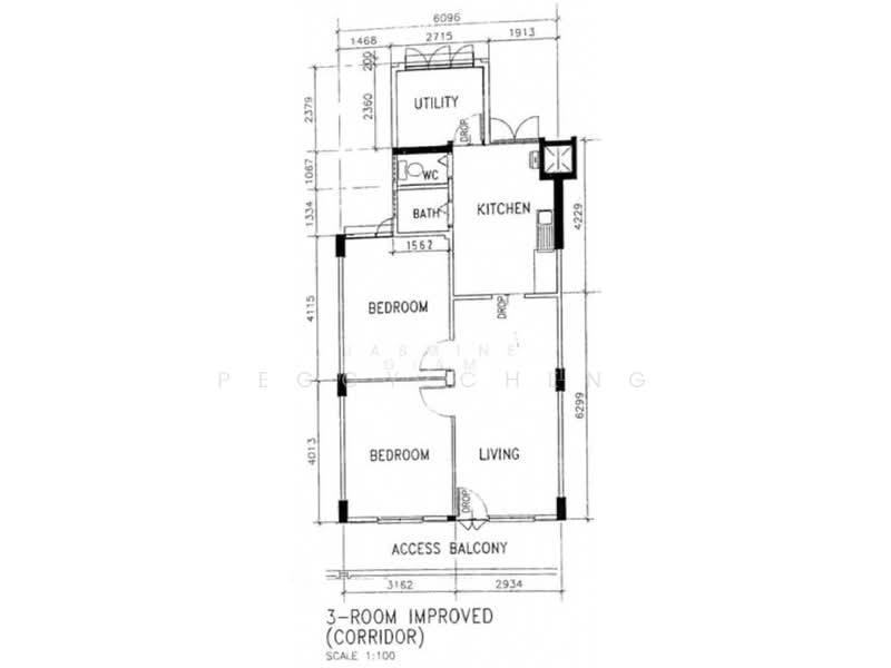 16 Upper Boon Keng Road, S$ 450,000, 700 sqft, 组屋 - 3 I