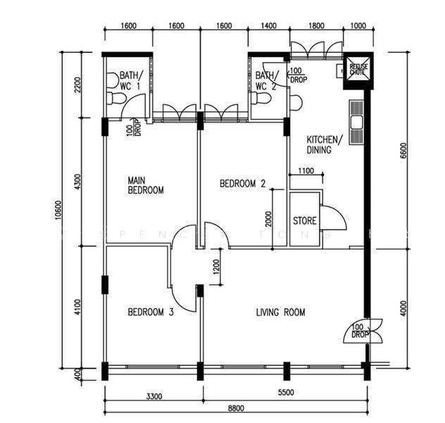 150 Bishan Street 11, S$ 600,000, 898 sqft, 组屋 - 4 S