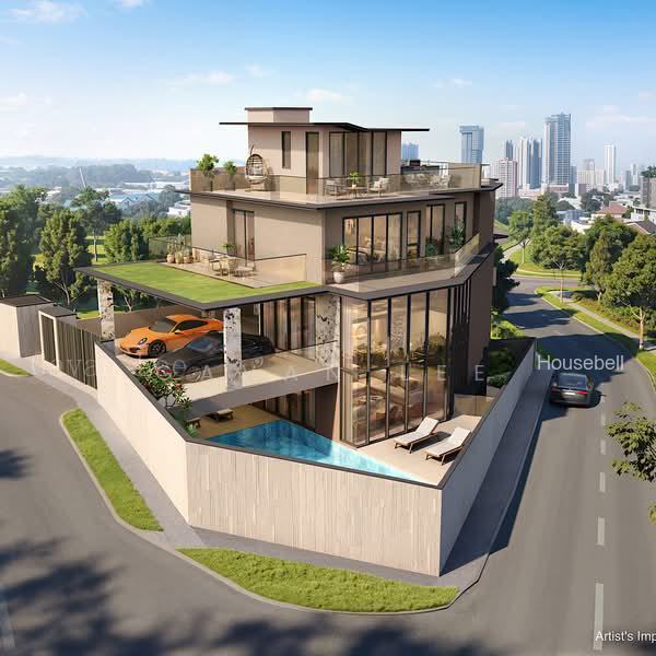 🔶 EMINENCE✔️ FH Brand New 3.5-Sty Detached Bungalow w/ Pool + Lift @ Dyson Road D11 Largest Land, S$ 23,988,000, 10,278 sqft, 有地 - Detached House