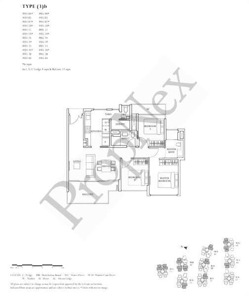 The Inflora, S$ 4,000 /mo, 1,033 sqft, Condos - Condominium