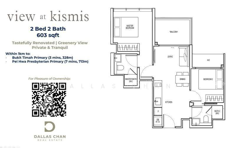View at Kismis, S$ 1,290,000 (Negotiable), 603 sqft, Condos - Condominium