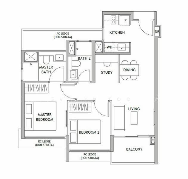 Dunearn House, S$ 1,906,000, 657 sqft, Condos - Condominium