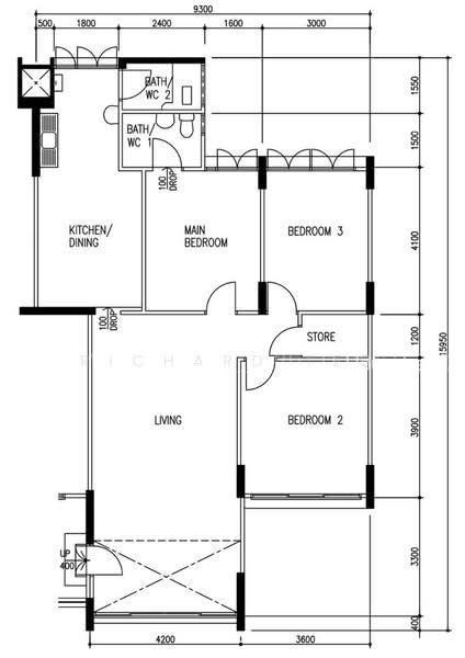 269 Tampines Street 21, S$ 650,000, 1,119 sqft, 组屋 - 4 A