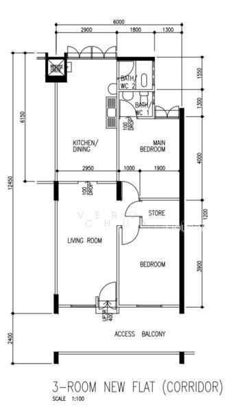 736 Yishun Street 72, S$ 449,000 (可协商价格), 721 sqft, 组屋 - 3 A