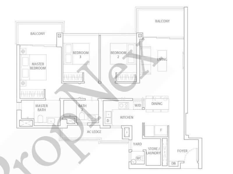 JadeScape, S$ 3,120,000, 1,152 sqft, Condos - Condominium