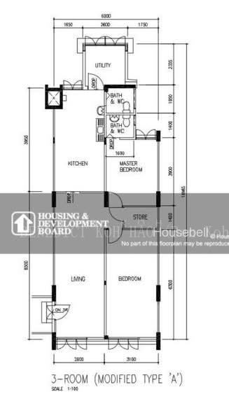 130 Ang Mo Kio Avenue 3, S$ 480,000, 947 sqft, 组屋 - 3 NG