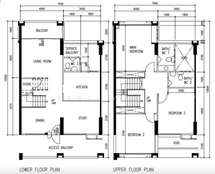 163 Jalan Teck Whye, S$ 1,000,000 (可协商价格), 1,528 sqft, 组屋 - Executive Maisonette