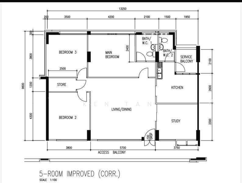 131 Clarence Lane, S$ 1,230,000, 1,313 sqft, HDB - 5 I