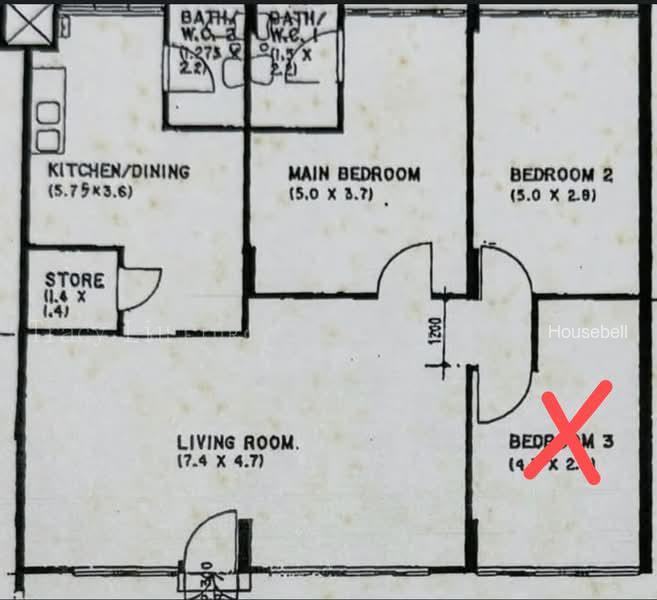 246 Kim Keat Link, S$ 2,700 (最低价格) /月, 900 sqft, 组屋 - 4 NG