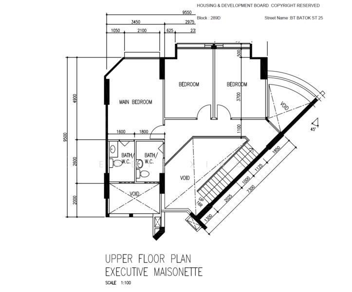289D Bukit Batok Street 25, S$ 1,188,888, 1,776 sqft, 组屋 - Executive Maisonette
