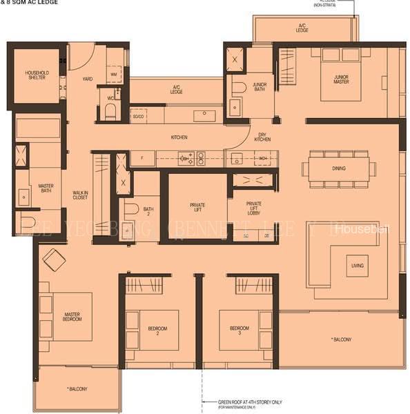 Midtown Modern, S$ 6,280,000 (可协商价格), 1,808 sqft, 公寓 - Condominium