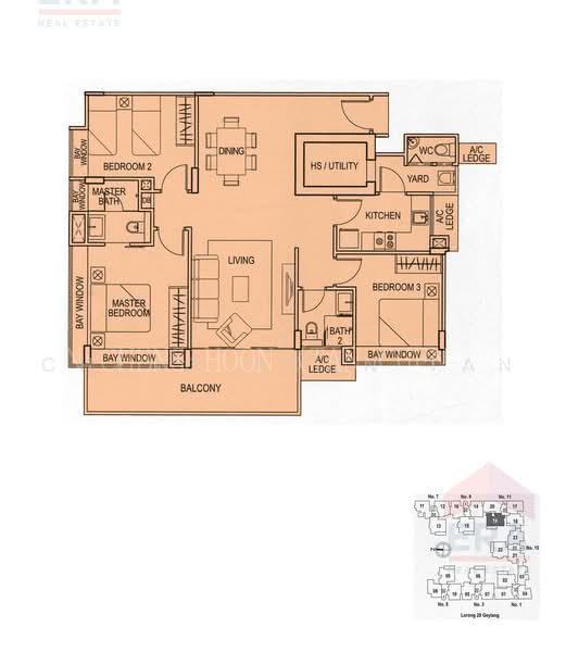 Atrium Residences, S$ 1,850,000, 1,227 sqft, Condos - Apartment