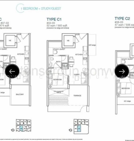 Centra Loft, S$ 860,000, 560 sqft, 公寓 - Condominium