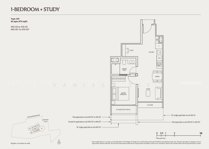 UPPERHOUSE at Orchard Boulevard, S$ 7,131,000, 2,056 sqft, 公寓 - Condominium