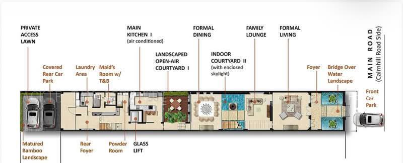 Beautiful Rare Conservation House along Cairnhill Road, S$ 30,000 /mo, 6,500 sqft, Landed - Conservation House