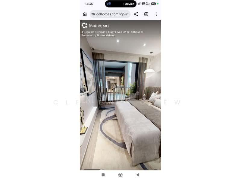 Norwood Grand, S$ 2,643,000, 1,313 sqft, 公寓 - Condominium