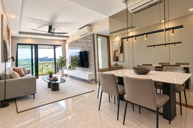 Kingsford Waterbay, S$ 4,100 /月, 883 sqft, 公寓 - Condominium