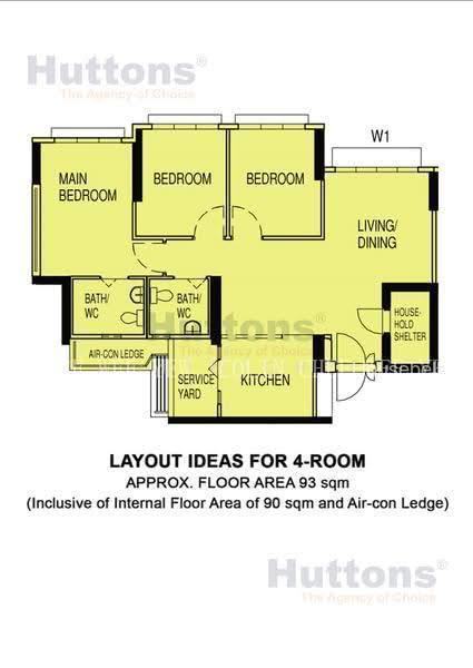 463A Bukit Batok Street 41, S$ 690,000 (可协商价格), 1,001 sqft, 组屋 - 4 A