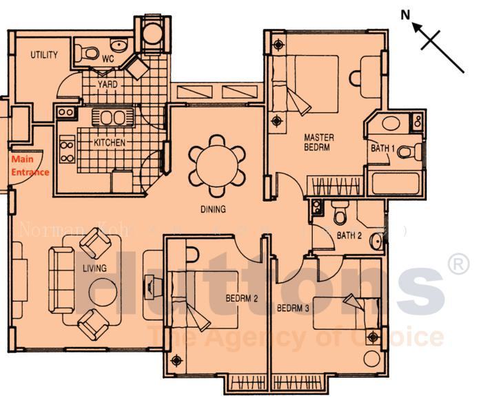 Tanglin Regency, S$ 5,500 /月, 1,109 sqft, 公寓 - Condominium