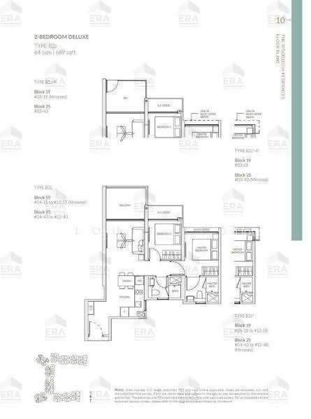 The Woodleigh Residences, S$ 4,800 (最低价格) /月, 689 sqft, 公寓 - Apartment