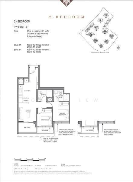 Parc Clematis, S$ 1,599,000 (可协商价格), 720 sqft, 公寓 - Condominium