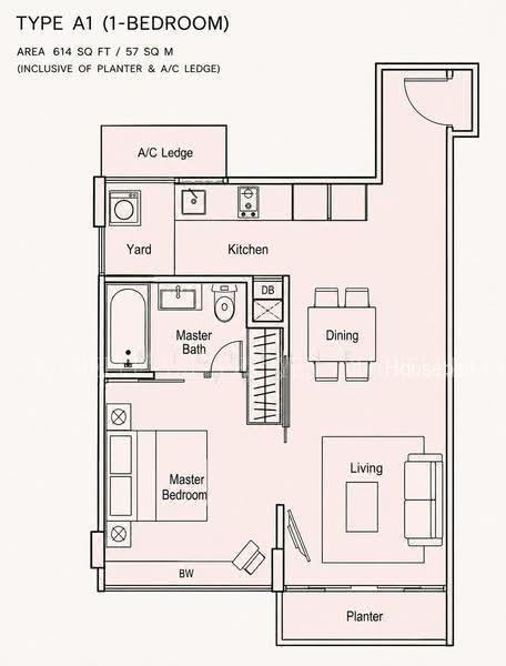 The Ford @ Holland, S$ 1,400,000, 614 sqft, 公寓 - Condominium
