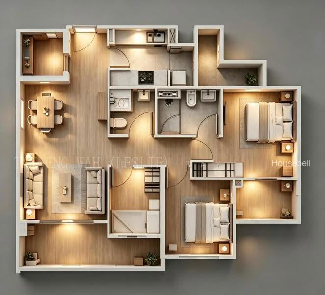 Village @ Pasir Panjang, S$ 2,178,000, 1,012 sqft, 公寓 - Condominium