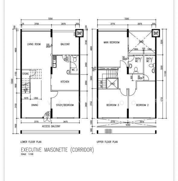 351 Yishun Avenue 11, S$ 970,000, 1,571 sqft, 组屋 - Executive Maisonette