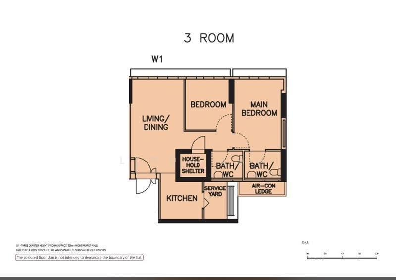 26A Saint George's Lane, S$ 858,000, 732 sqft, 组屋 - 3 A
