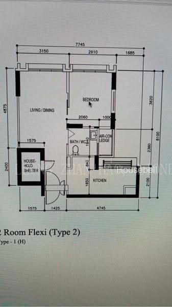 994A Buangkok Link, S$ 480,000, 506 sqft, 组屋 - 2 A