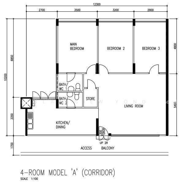 227 Simei Street 4, S$ 708,000, 1,119 sqft, 组屋 - 4 A