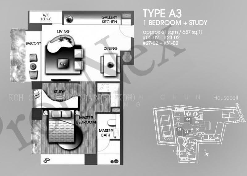 L'VIV, S$ 1,550,000 (Negotiable), 657 sqft, Condos - Condominium