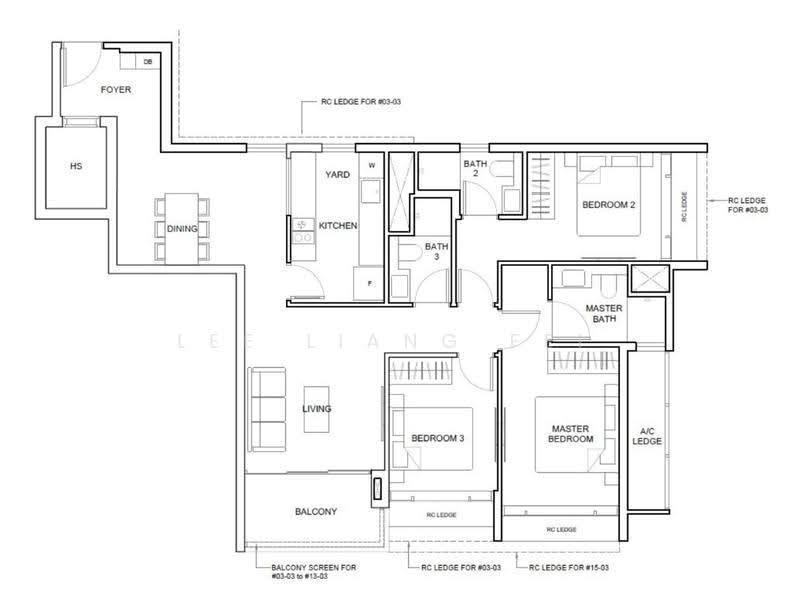 The Arcady At Boon Keng, S$ 3,042,000, 1,195 sqft, 公寓 - Condominium