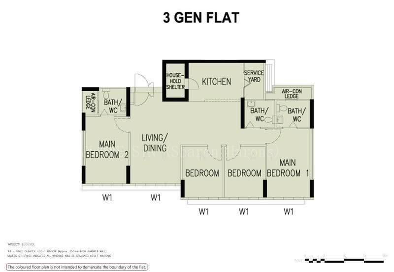 875B Tampines Street 86, S$ 915,000, 1,292 sqft, HDB - Multi Gen